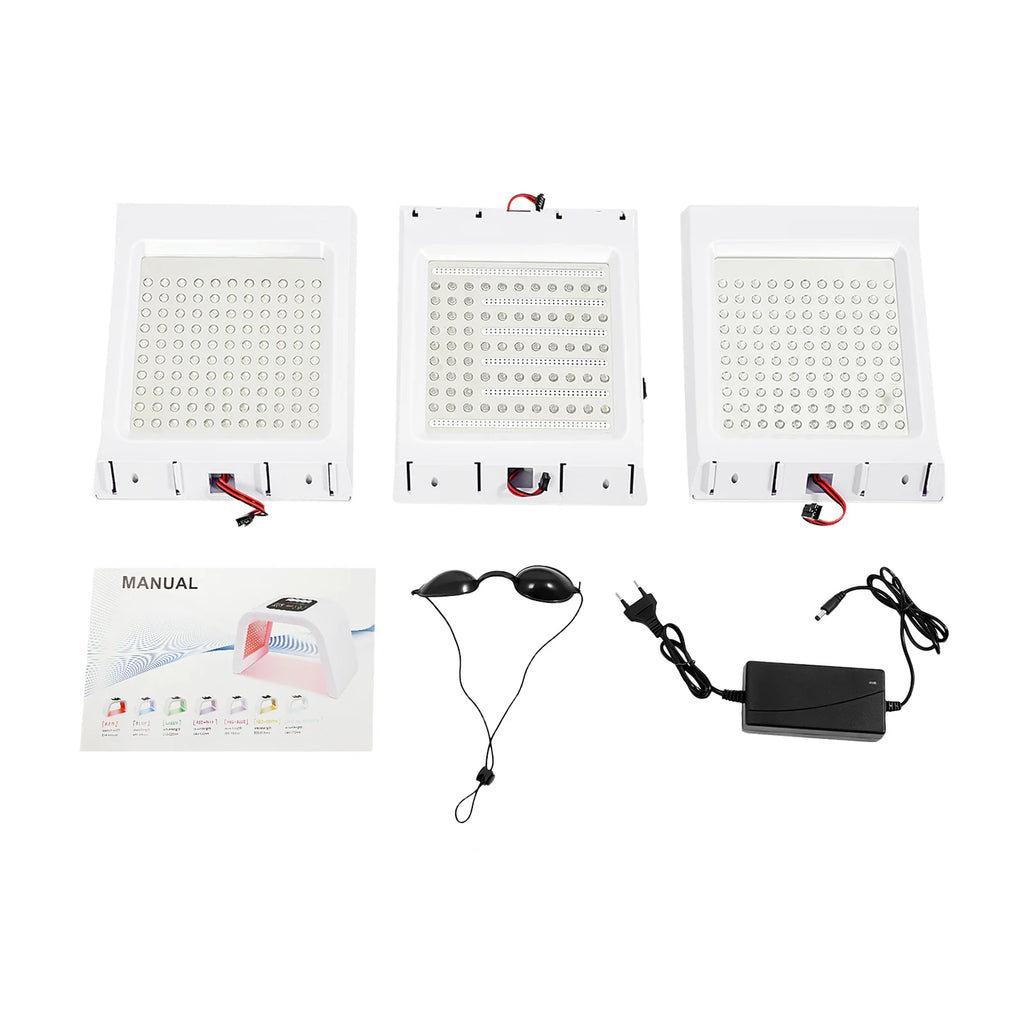 Vintergloed 7-Farve LED Ansigtsmaske