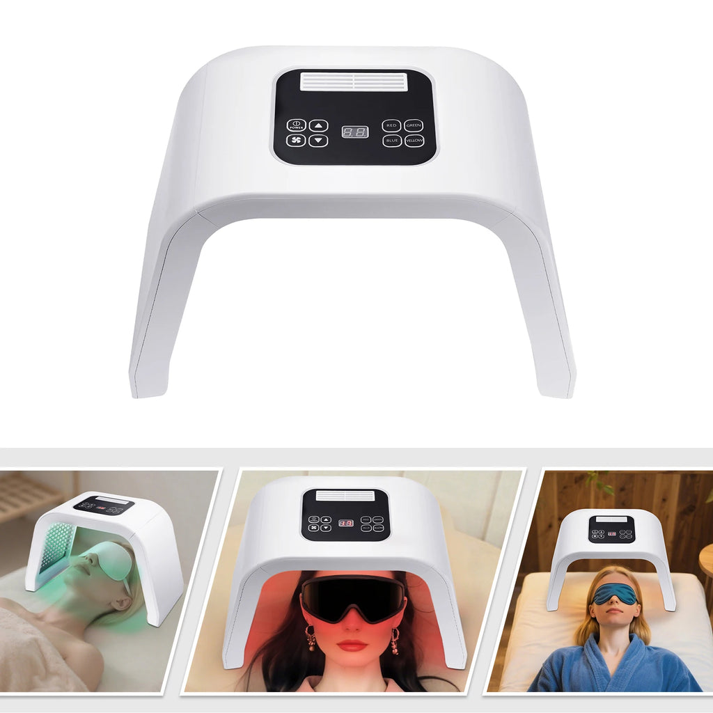 Vintergloed 7-Farve LED Ansigtsmaske