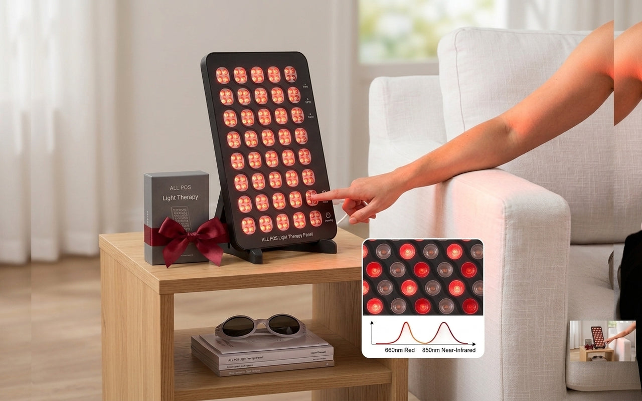 Gloed Rødlys-panel — 80 LED, dobbelt bølgelængde